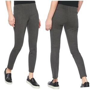 Athleta Siena Skinny Pant Women's Size 6 Gray Athleisure Side Zip Pockets EUC